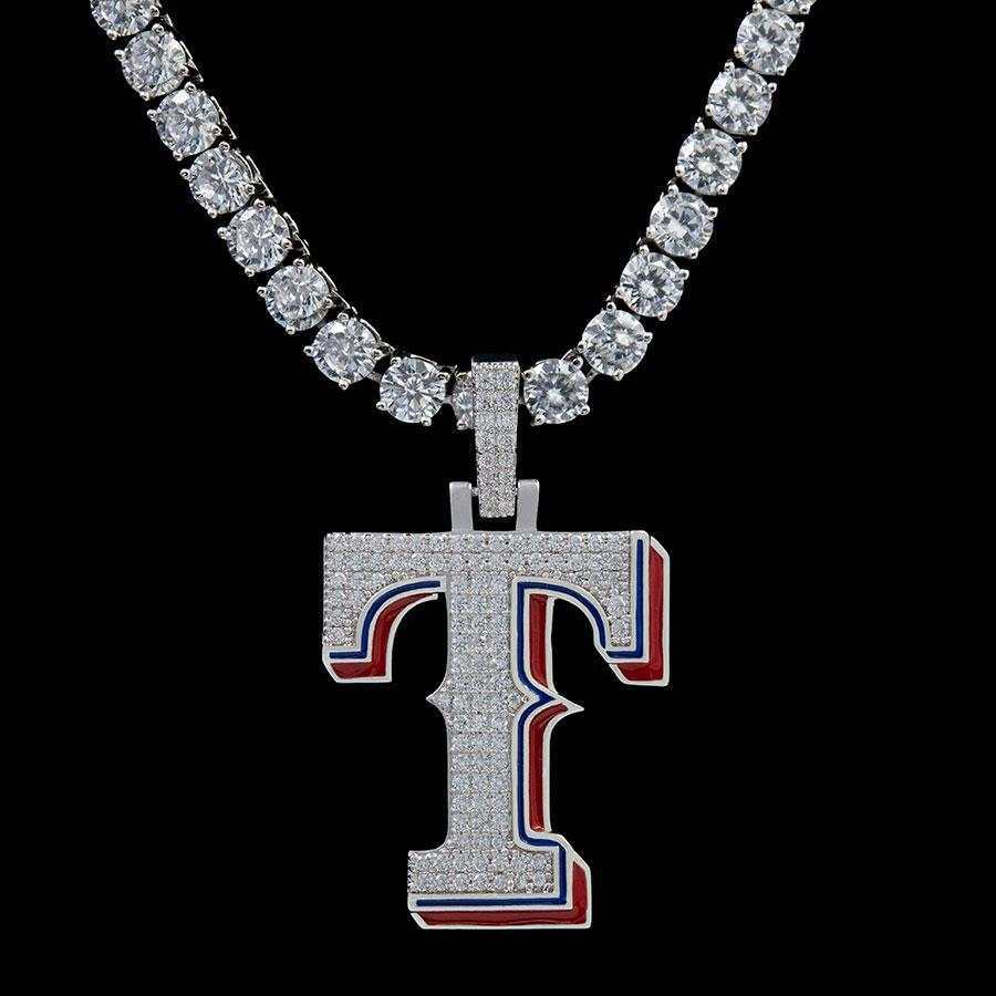 Texas Rangers Official MLB Logo Pendant