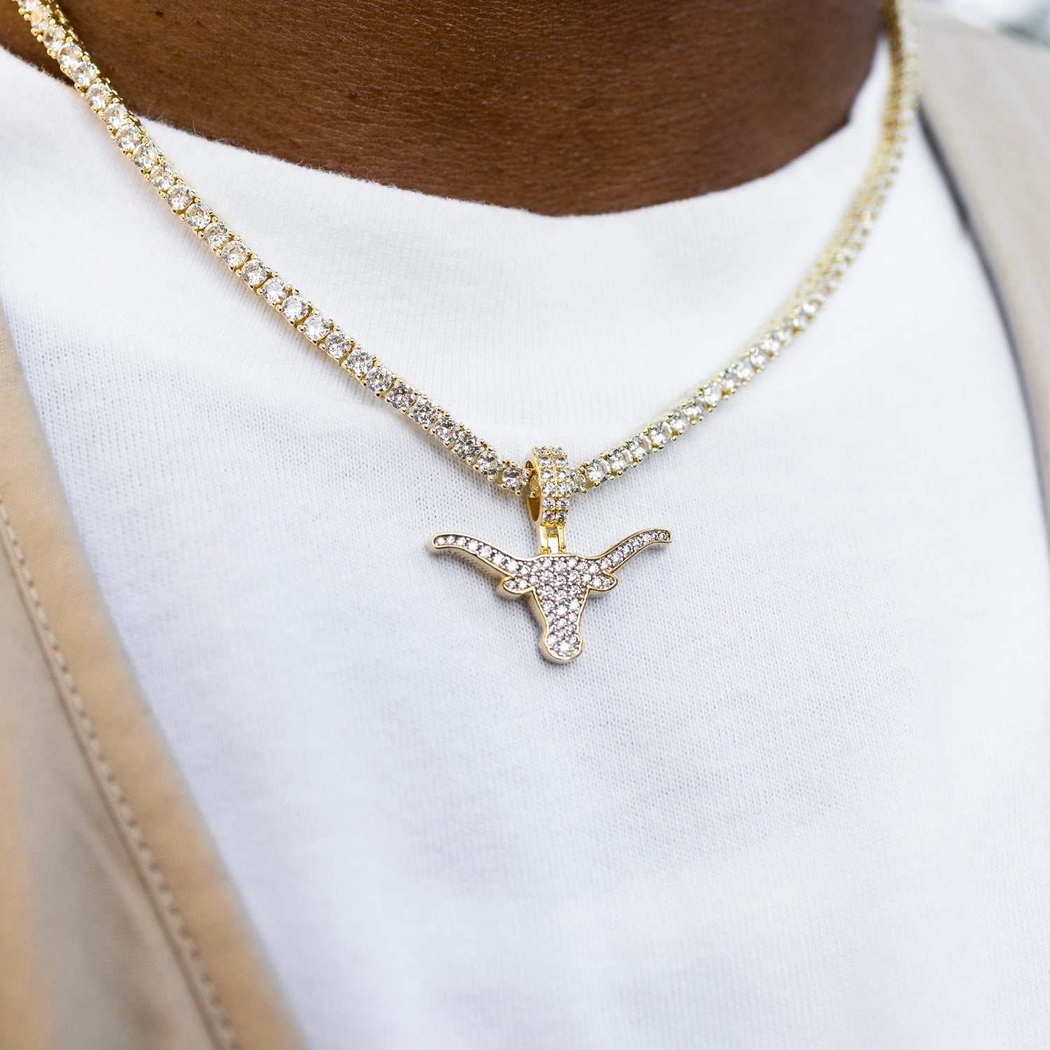 Texas Longhorns Official NCAA Micro Logo Pendant