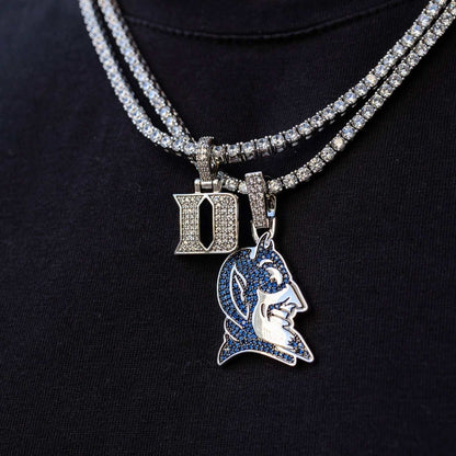 Duke Blue Devil Official NCAA Head Pendant