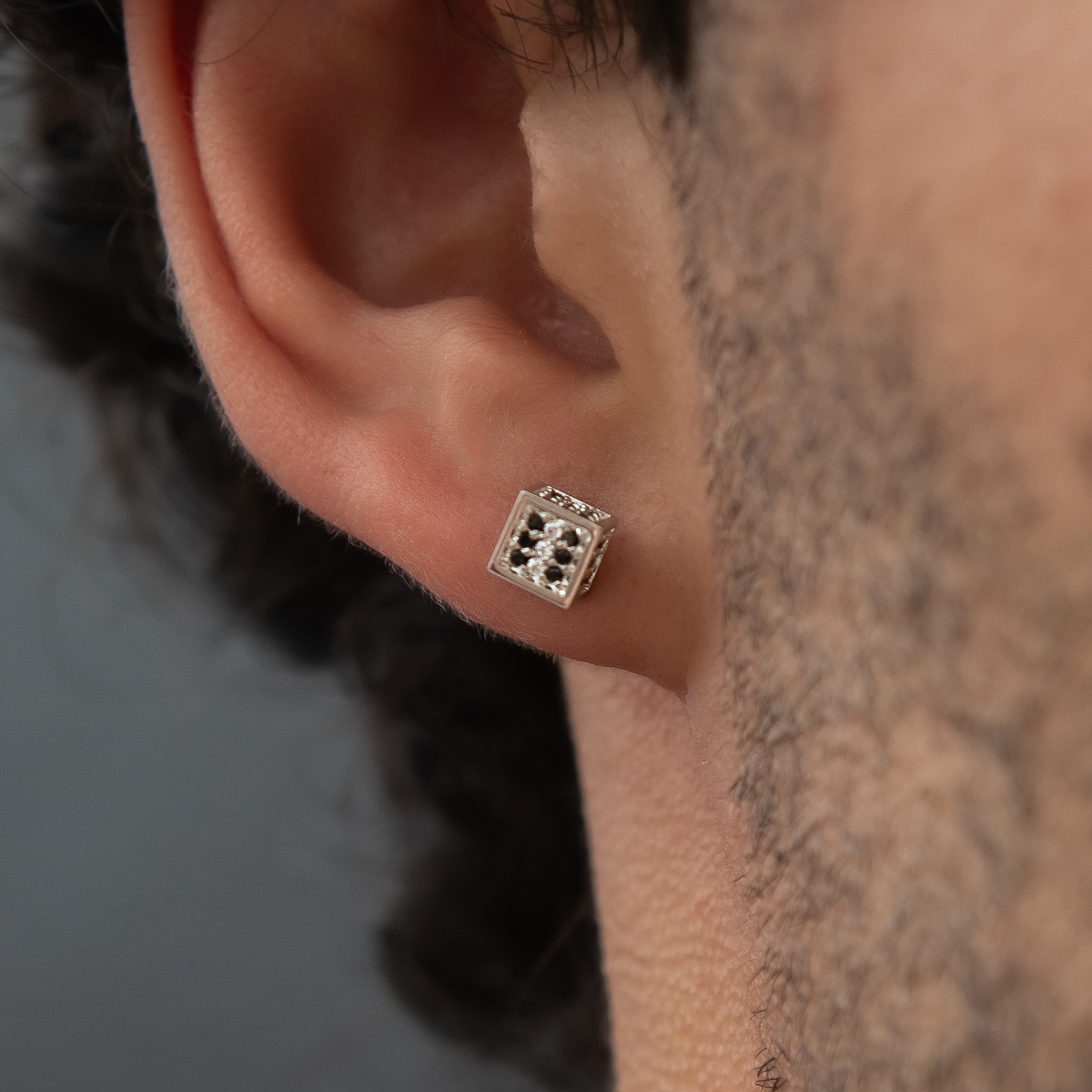 Dice Stud Earrings