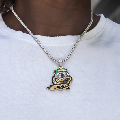 Oregon Ducks Official NCAA Mascot Pendant