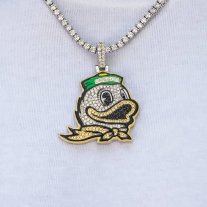 Oregon Ducks Official NCAA Mascot Pendant