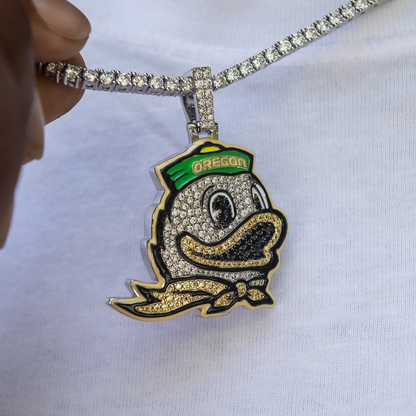 Oregon Ducks Official NCAA Mascot Pendant