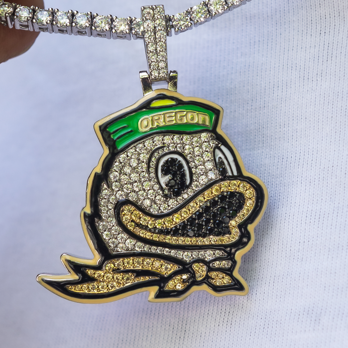Oregon Ducks Official NCAA Mascot Pendant