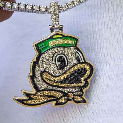 Oregon Ducks Official NCAA Mascot Pendant