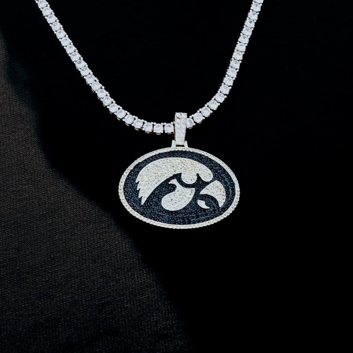 Iowa Hawkeyes Official NCAA Logo Pendant