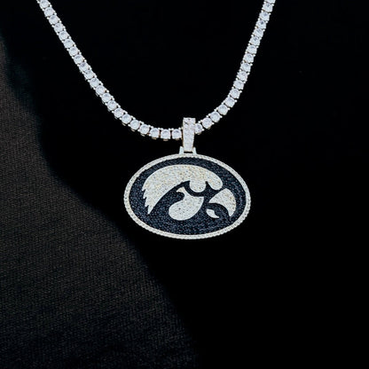 Iowa Hawkeyes Official NCAA Logo Pendant