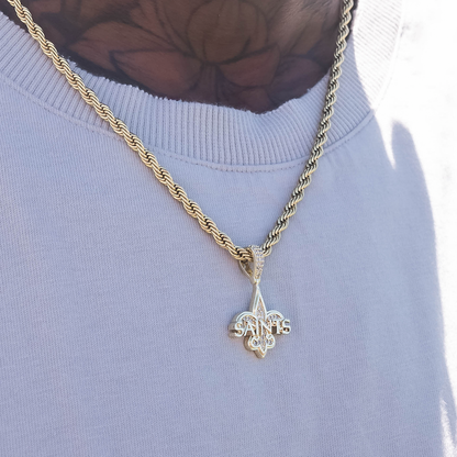 New Orleans Saints Official NFL Micro Logo Pendant