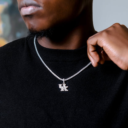 Kentucky Wildcats Official NCAA Micro Logo Pendant