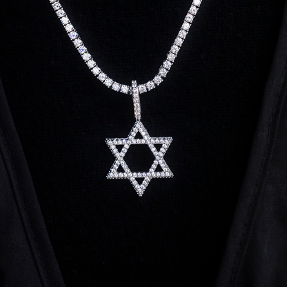Diamond Pave Star of David Pendant