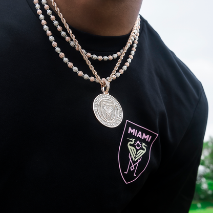 Inter Miami CF Official MLS Logo Pendant