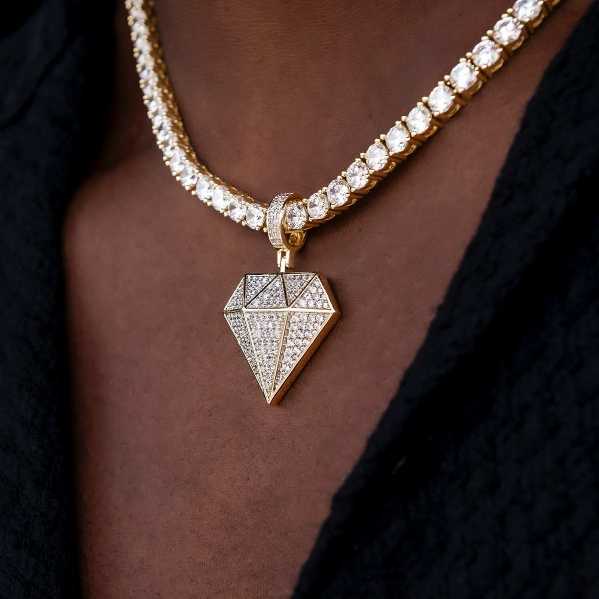 GLD Diamond Pendant