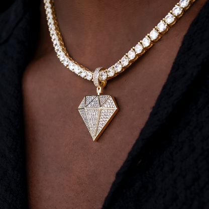 GLD Diamond Pendant
