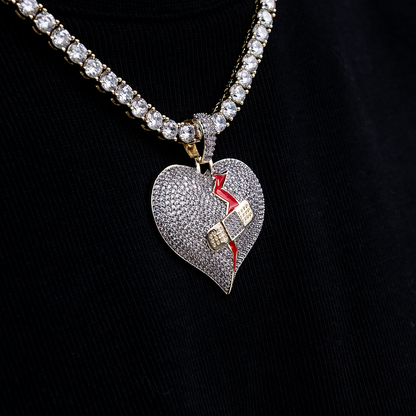 Scars Fade Broken Heart Pendant