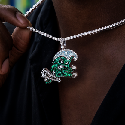 Tulane Green Wave Official NCAA Logo Pendant