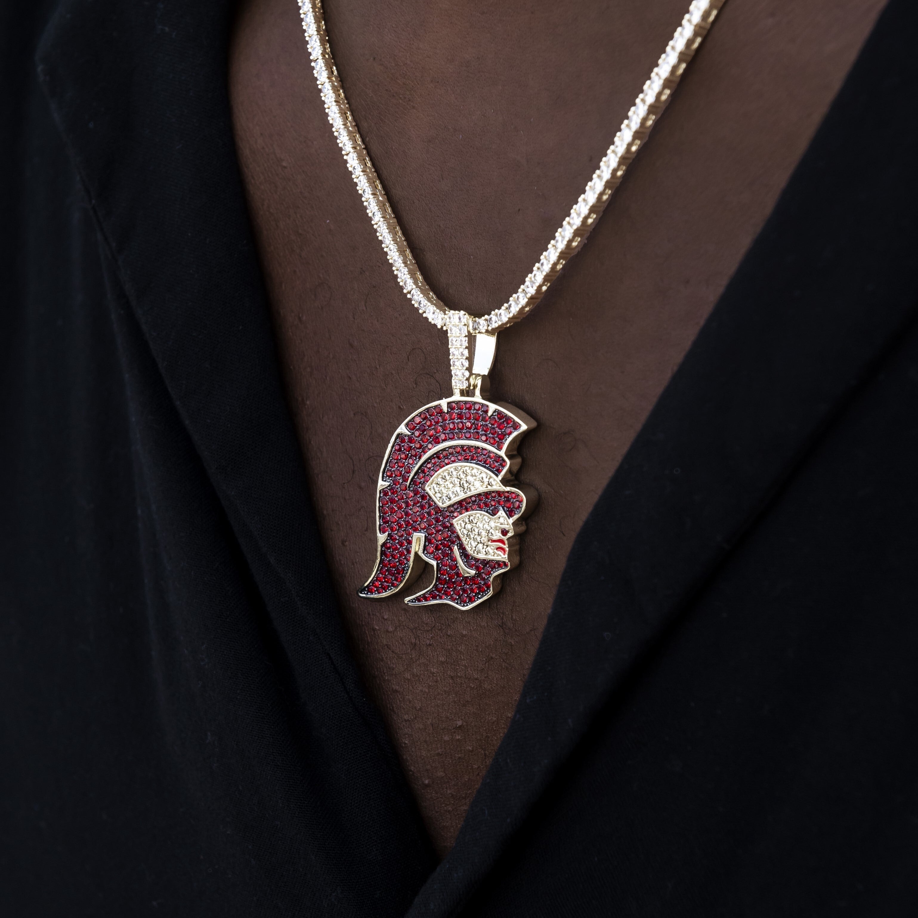 USC Trojans Head Official NCAA Pendant