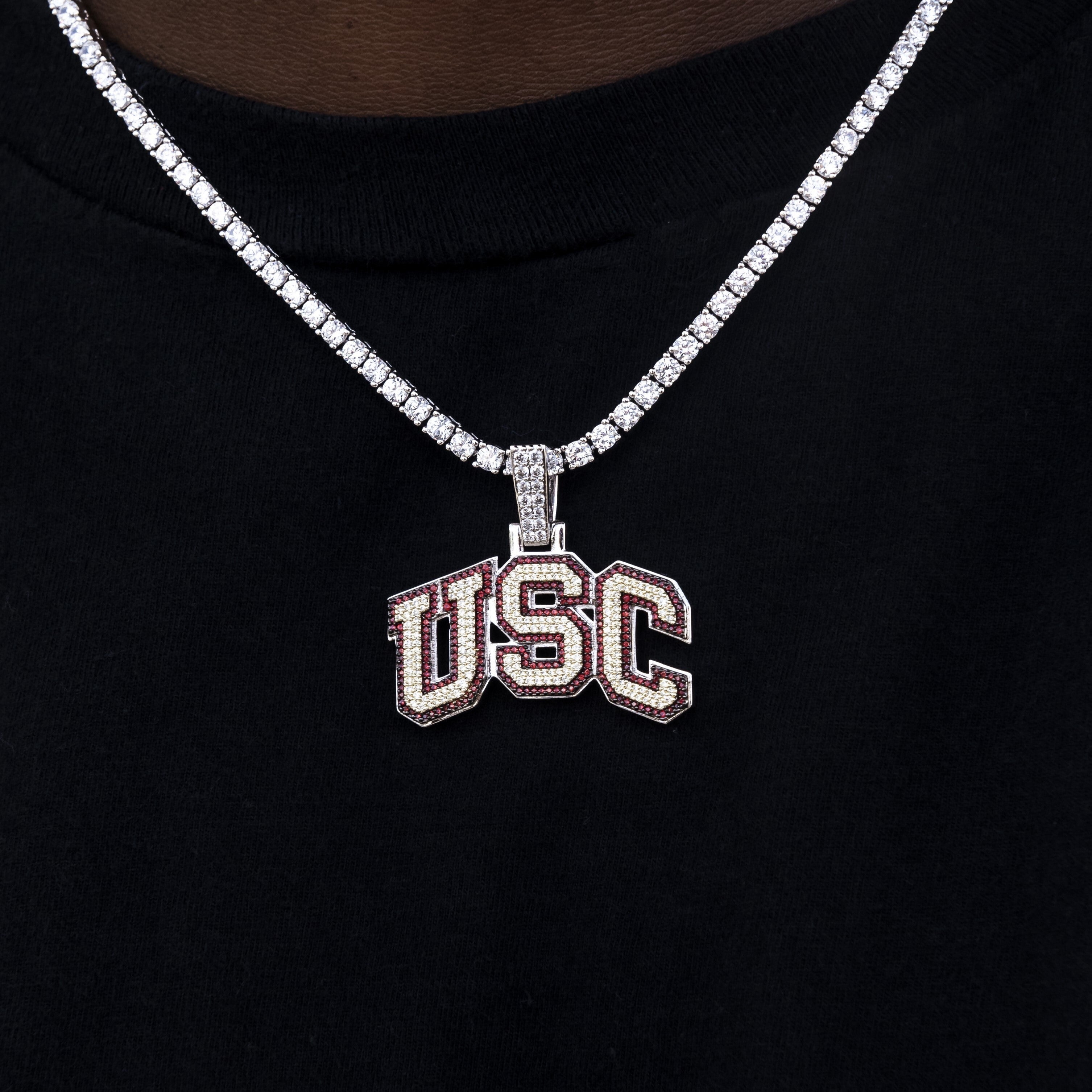 USC Trojans Logo Official NCAA Pendant