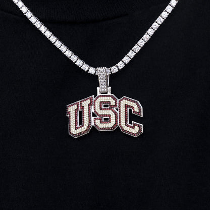 USC Trojans Logo Official NCAA Pendant