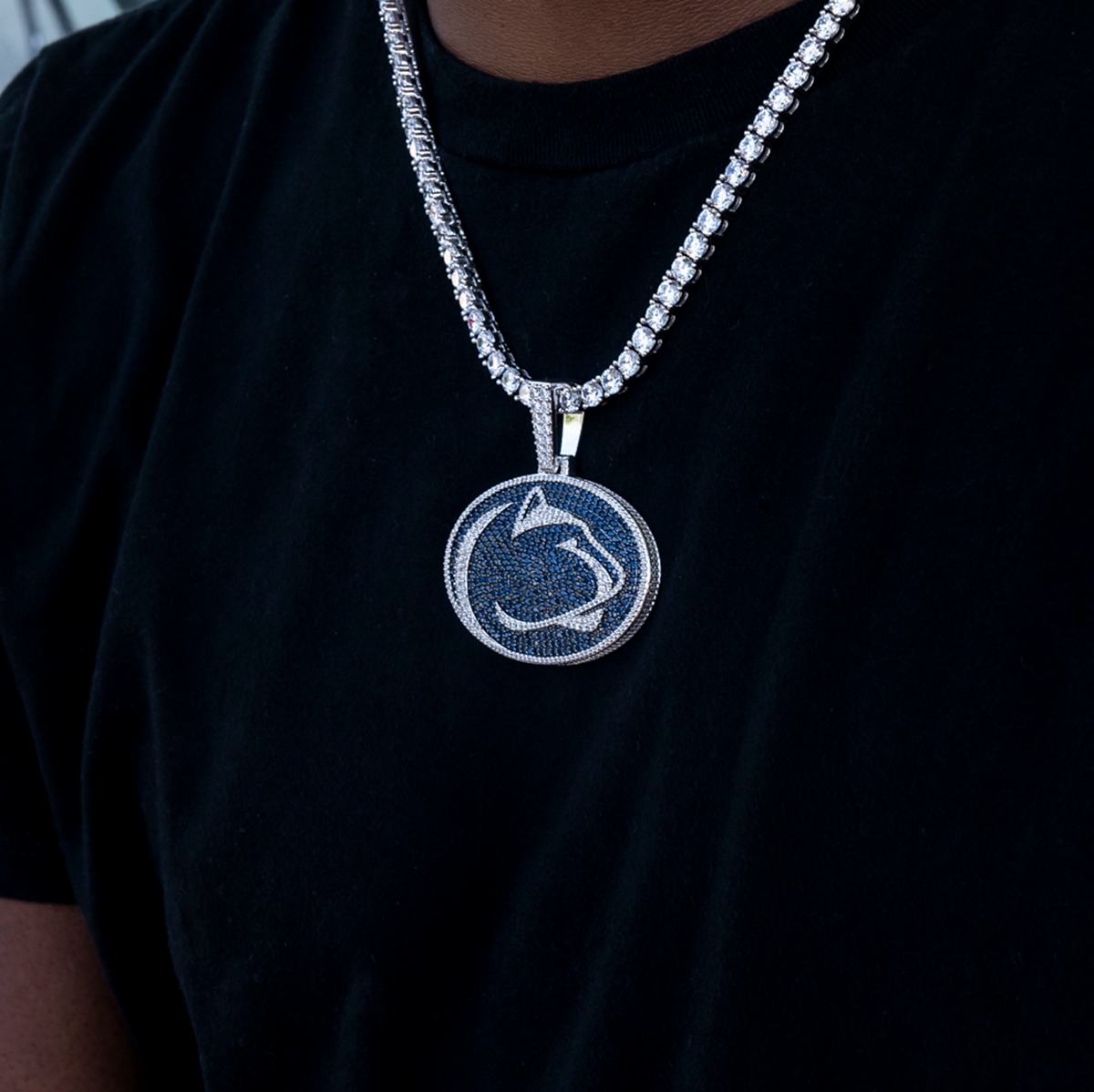 Large Penn State Nittany Lions Official NCAA Logo Pendant