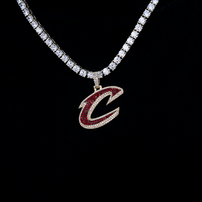 Cleveland Cavaliers Official NBA Logo Pendant