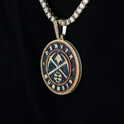 Denver Nuggets Official NBA Large Logo Pendant
