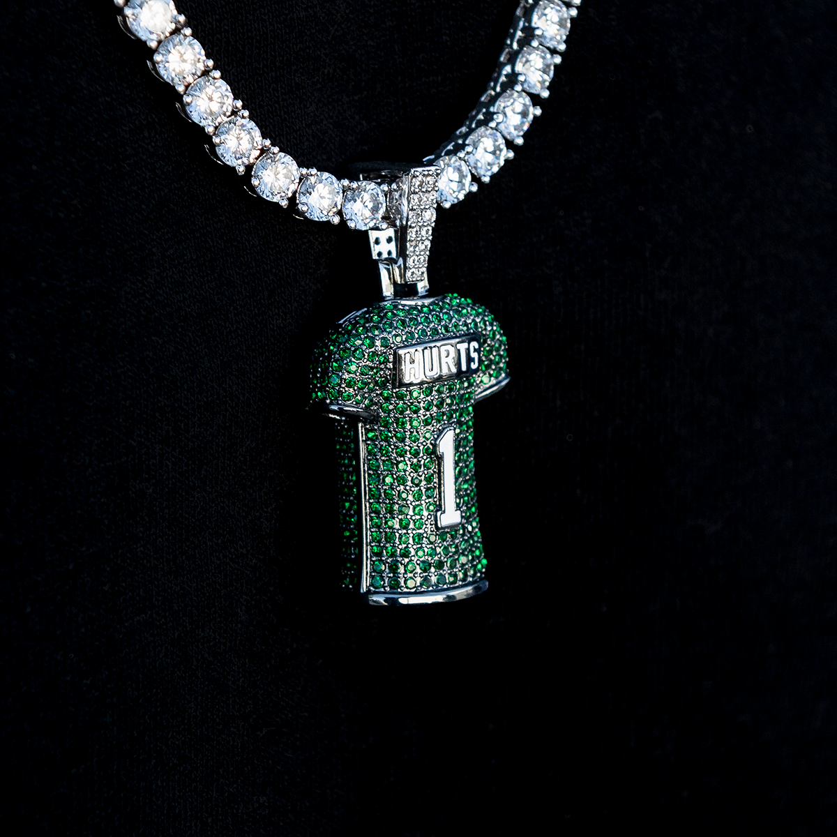 Philadelphia Eagles Jalen Hurts Jersey Pendant