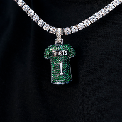 Philadelphia Eagles Jalen Hurts Jersey Pendant
