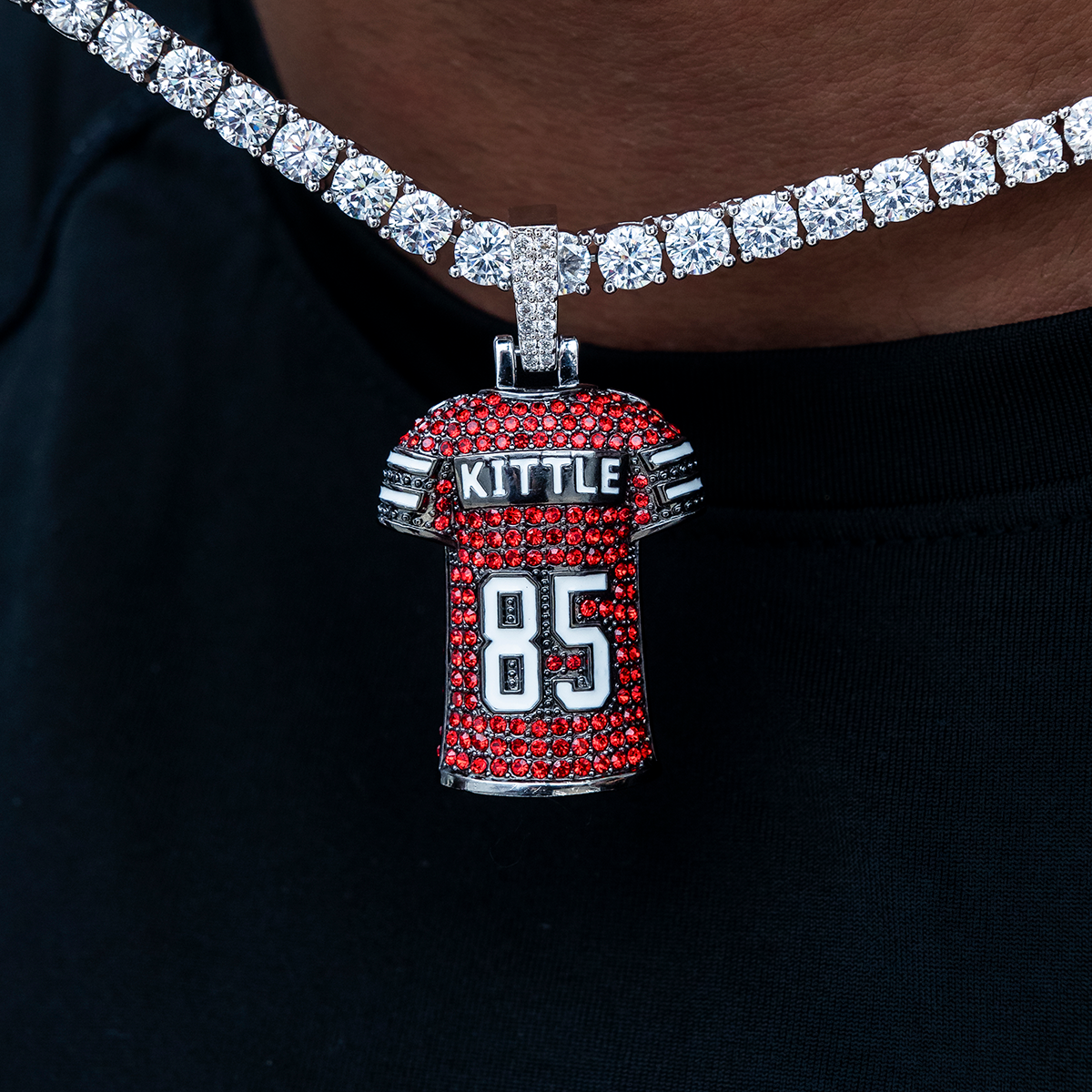 San Francisco 49ers George Kittle Jersey Pendant