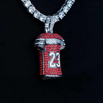 San Francisco 49ers Christian McCaffrey Jersey Pendant