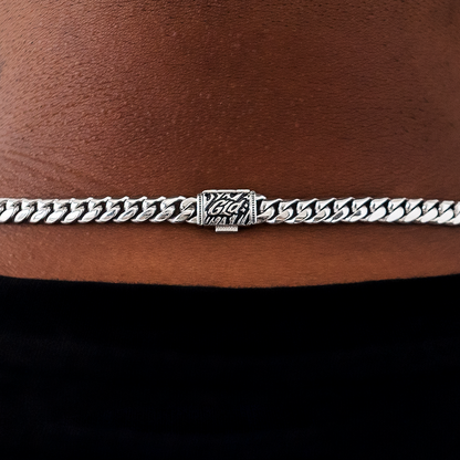 GLD Signature Cuban in White Gold - 6mm