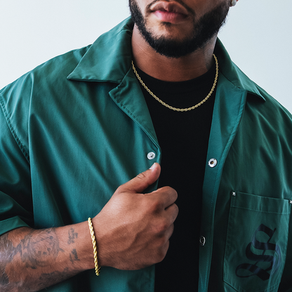 Rope Chain in Yellow Gold- 4mm