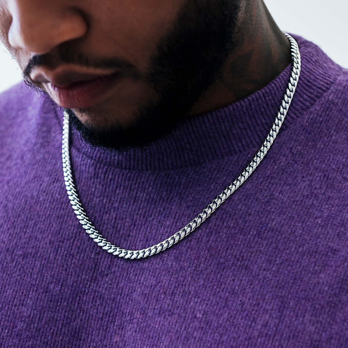 GLD Signature Cuban in White Gold - 6mm