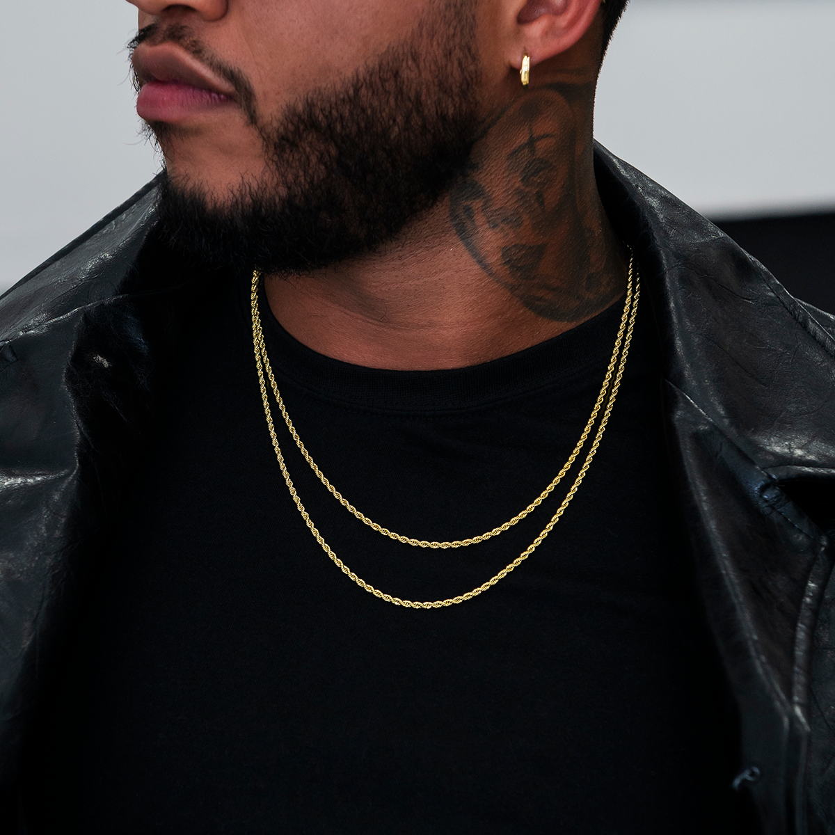 Rope Chain in Yellow Gold - 2mm