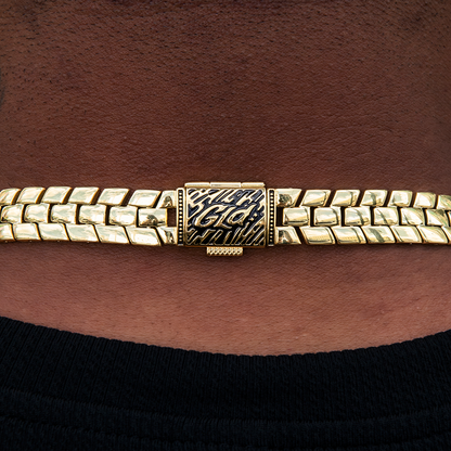 12MM Spine Chain - Yellow Gold