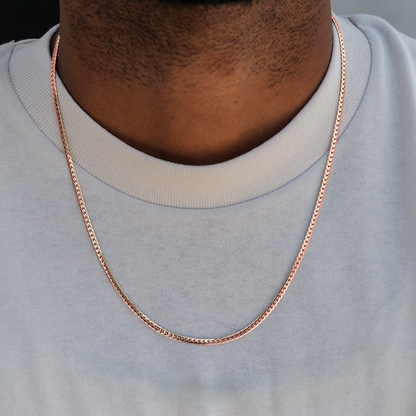 South Beach Cuban™ Chain in Rose Gold- 3mm