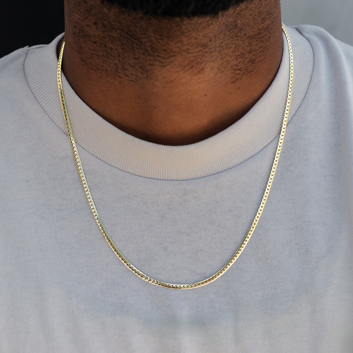 South Beach Cuban™ Chain in Yellow Gold - 3mm