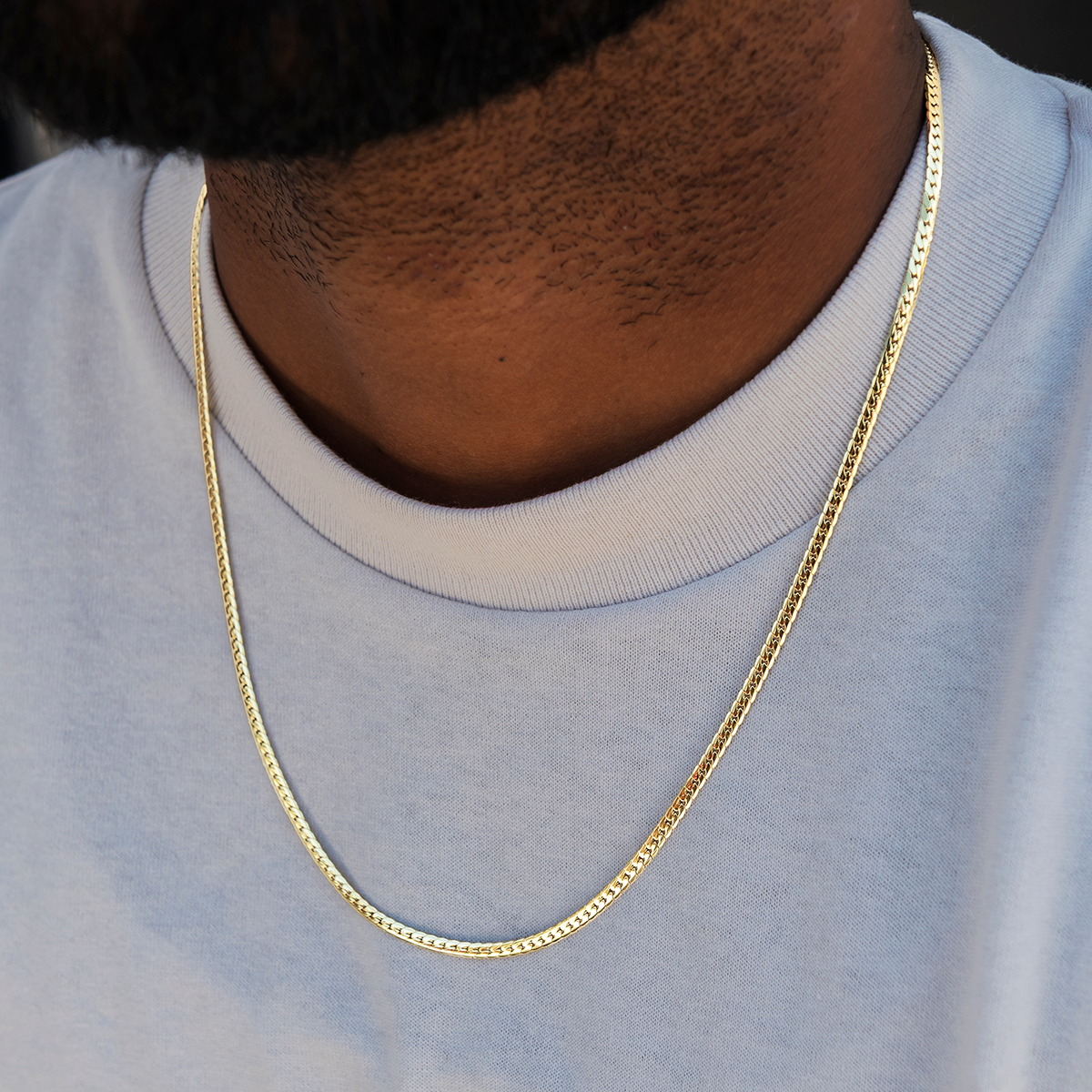 South Beach Cuban™ Chain in Yellow Gold - 3mm