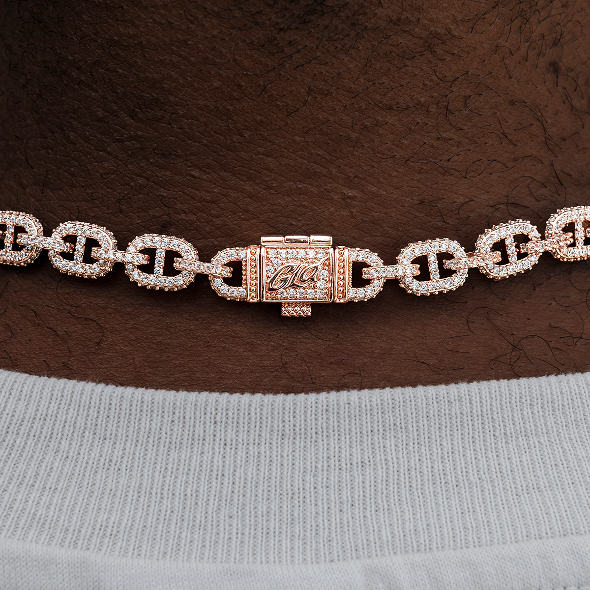 Micro Valentina Chain in Rose Gold