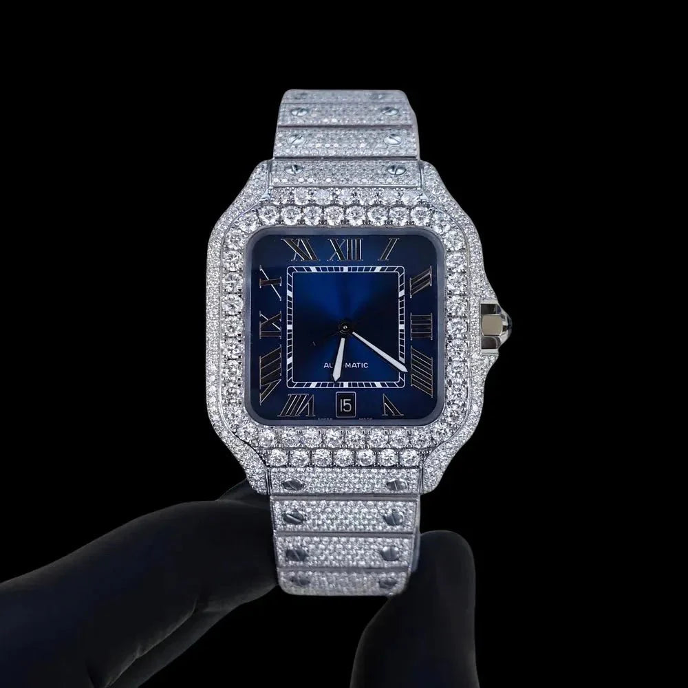 40MM Iced Blue  Square Watch Era®316