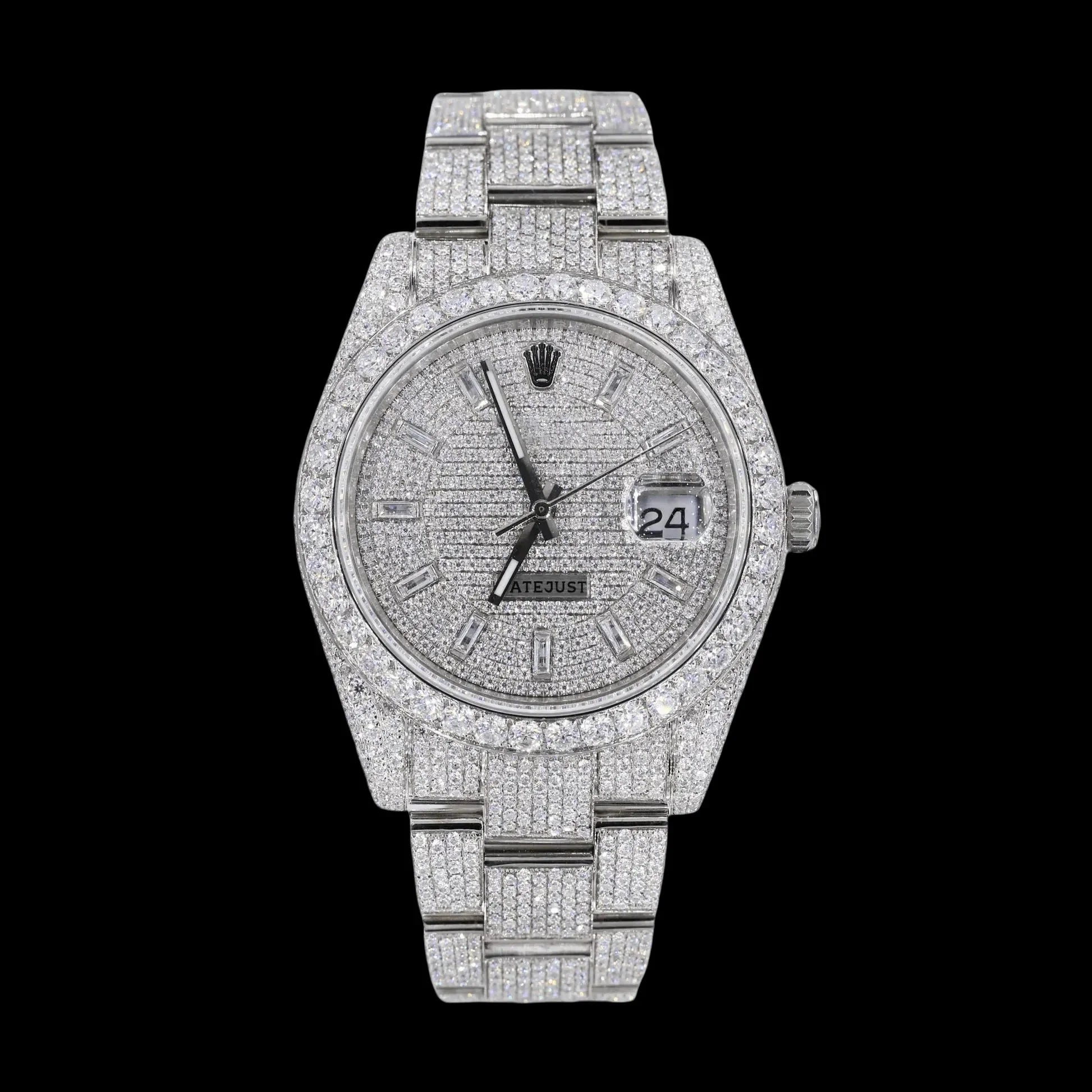 42MM Fully Iced Round Watch Era®316