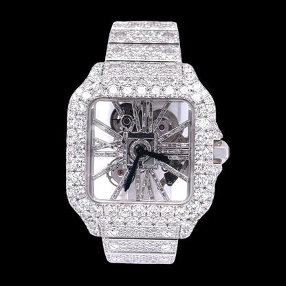 42MM Fully Iced Square Skeleton Watch Era®316