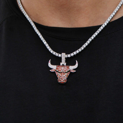 Chicago Bulls Official NBA Logo Pendant