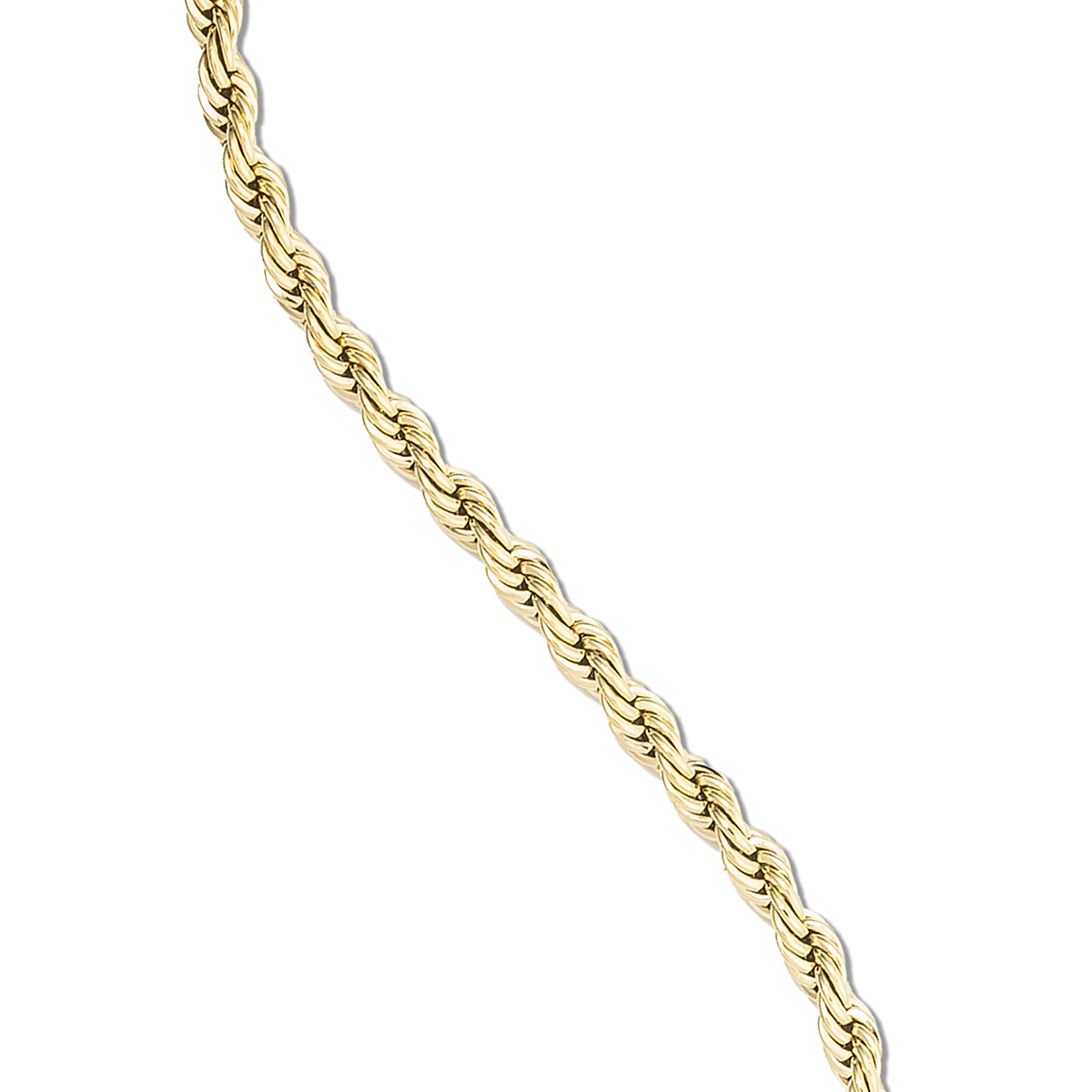 Rope Chain in Yellow Gold- 4mm