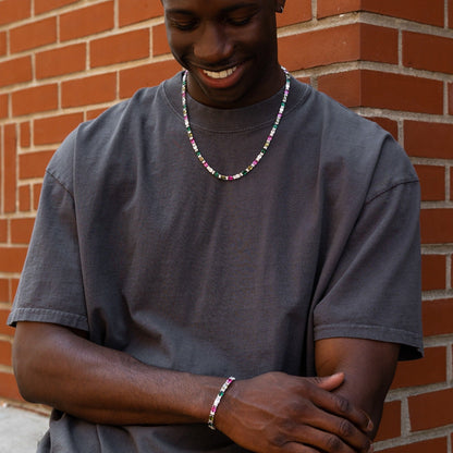 Multicolor Mixed Oval Cut Tennis Chain- 5mm