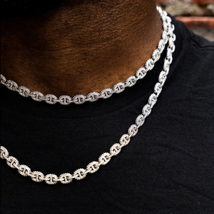 Micro Valentina Chain in White Gold