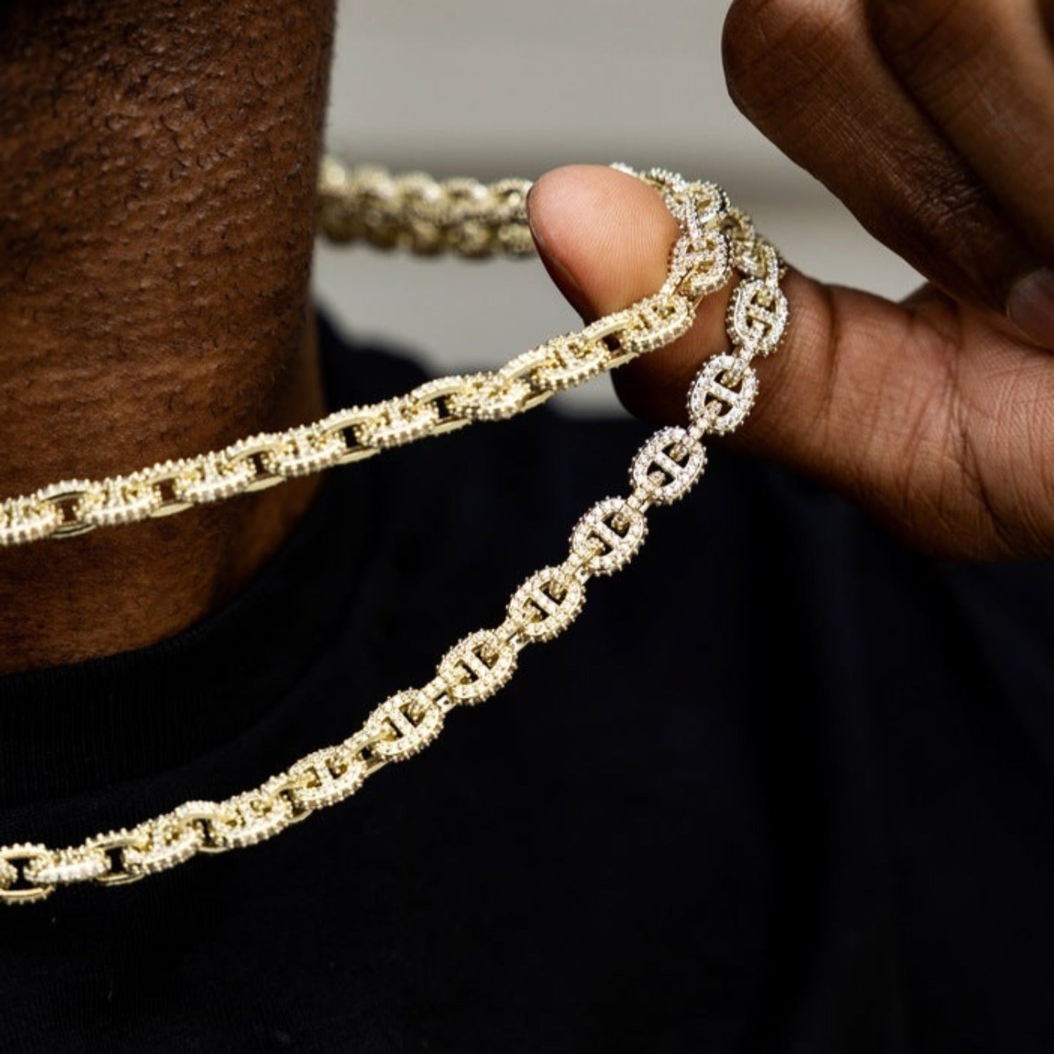 Micro Valentina Chain in Yellow Gold