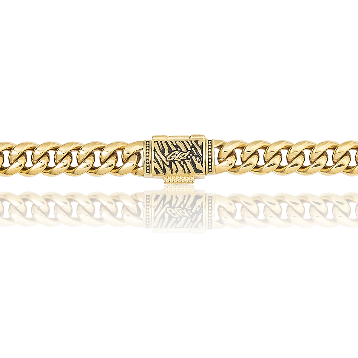 Miami Cuban Link Chain in Yellow Gold - 8mm
