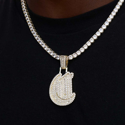 Custom Name Plate Baguette Gothic Font