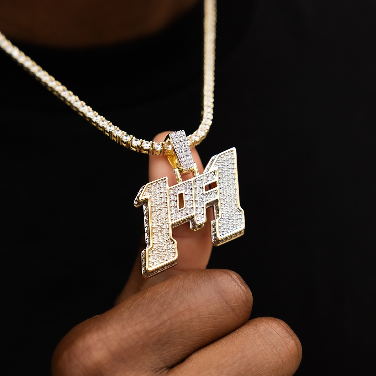 1of1 Pendant - Yellow Gold