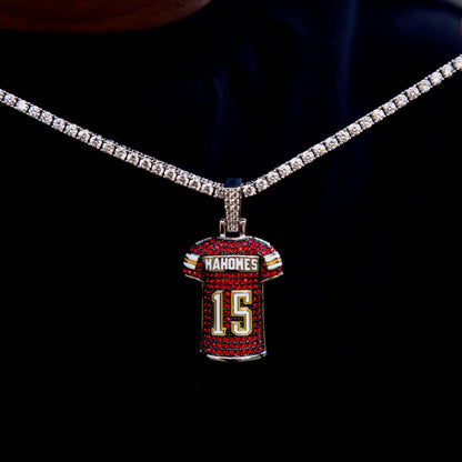 Kansas City Chiefs Patrick Mahomes Jersey Pendant